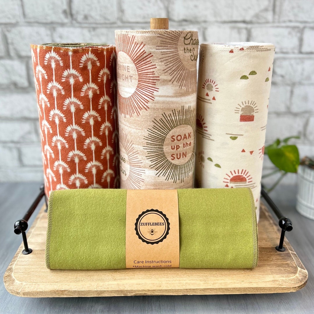 Paperless Paper Towels, Unpaper Towels, Reusable Cloth Towels, Washable