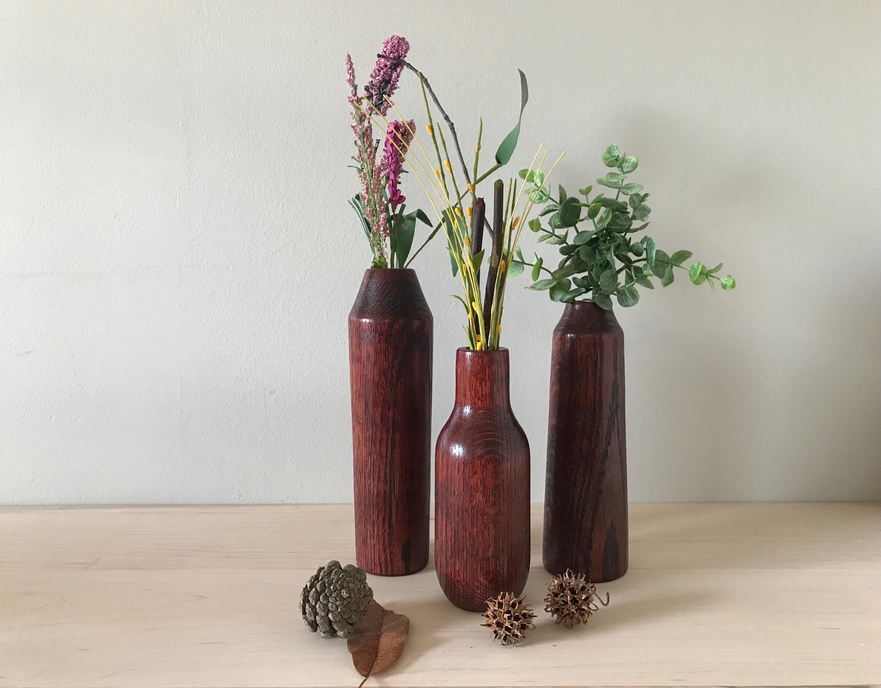 木製花瓶（3個セット） - Etsy 日本