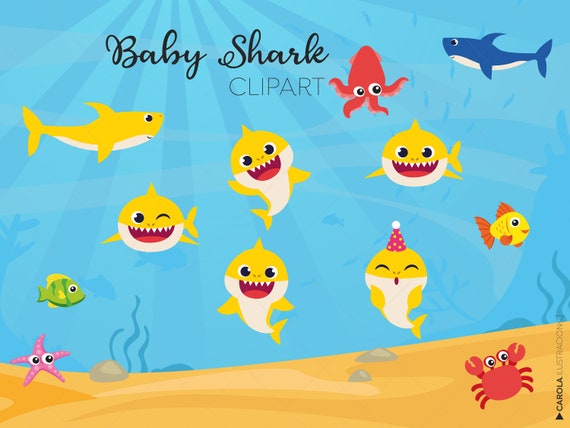 Clipart Printable Baby Shark Images