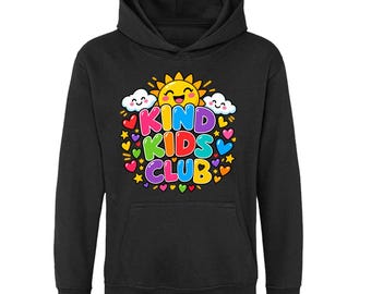 Kind Kids Club Kids Hoodie, Sunshine and Hearts Pullover, Ages 5-13