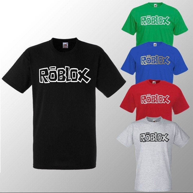 Personalised Kids Roblox T-Shirt Children's Gaming Funny Gamer Top Tee New Gift