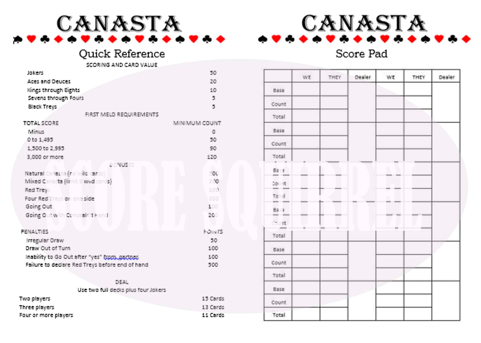 learn-and-play-canasta-score-sheet-rules-and-quick-etsy-australia