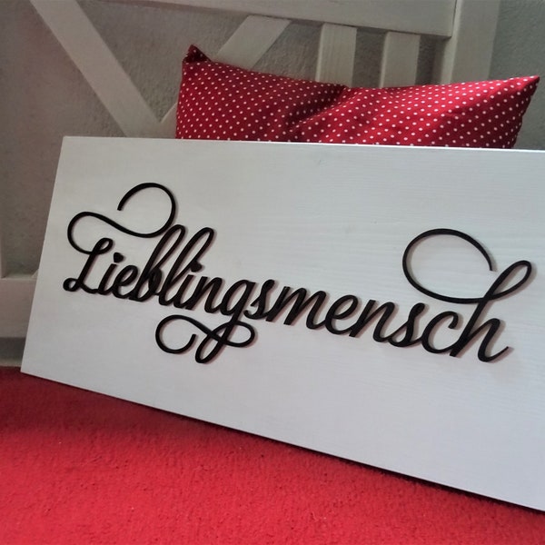 Lieblingsmensch, zauberhaftes Geschenk zum Fest der Liebe, Shabby Chic Deko