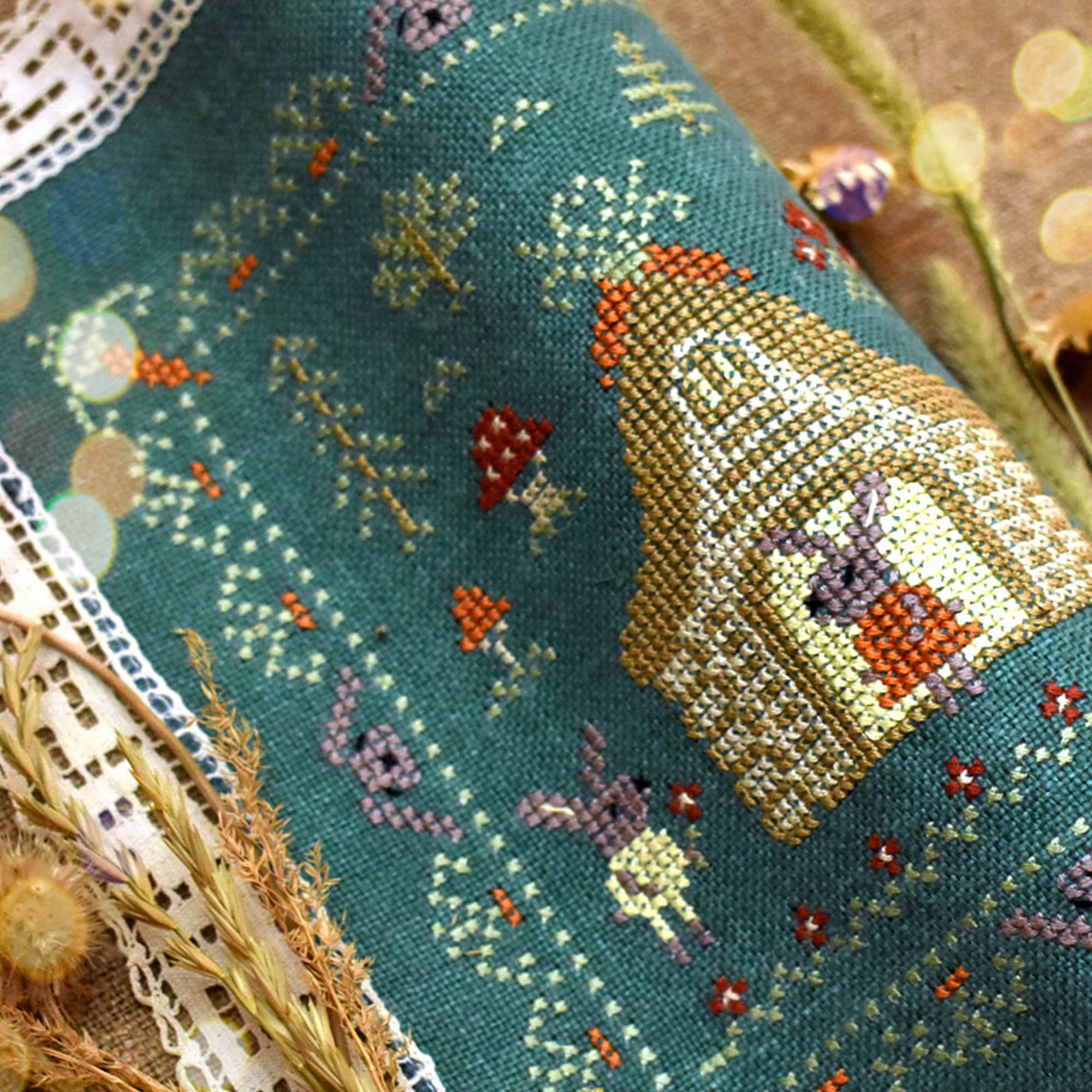 Bunny House Cross Stitch Pattern PDF / Primitive Easter Rabbit Sampler ...