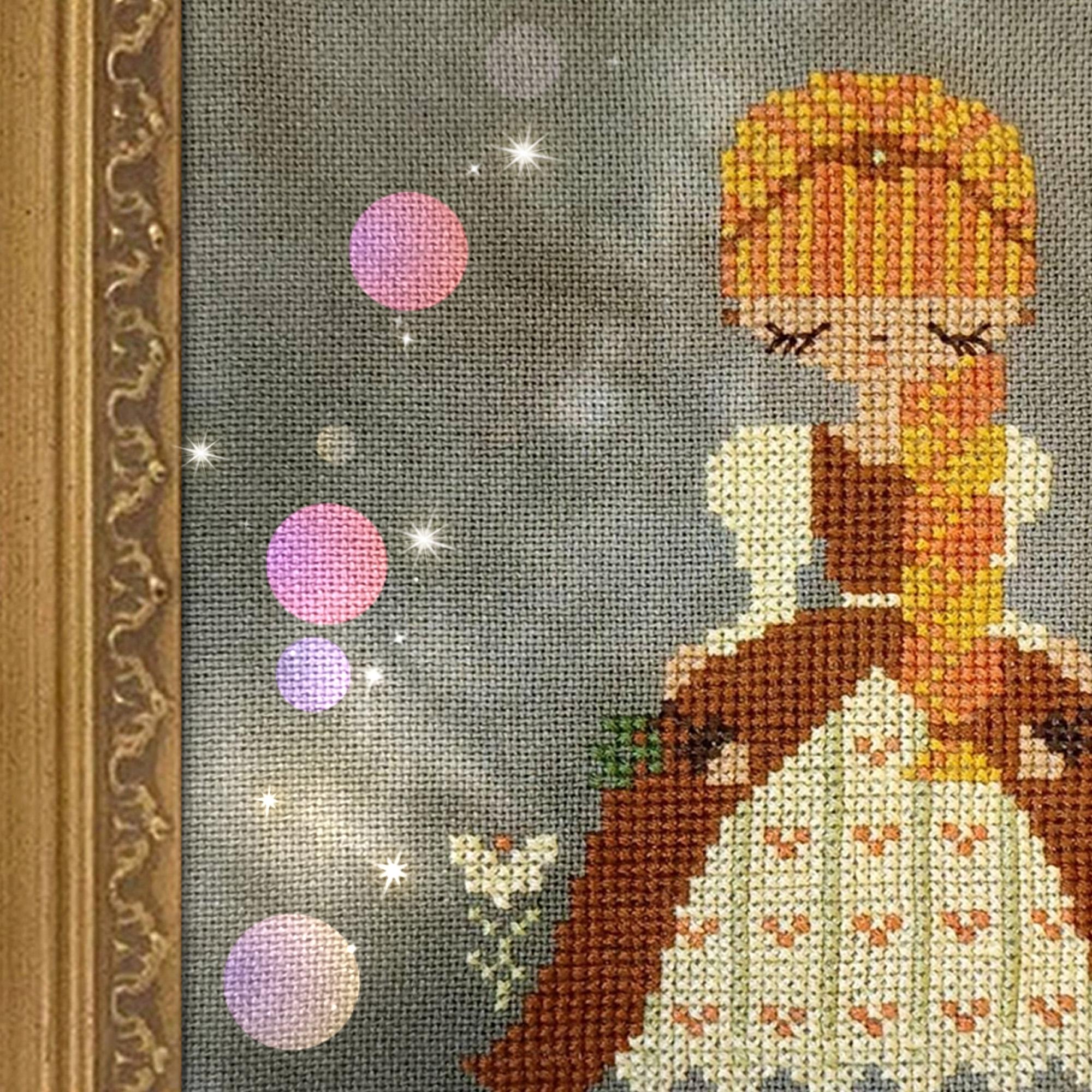 Fairy Cross Stitch Pattern PDF / Cute Flower Girl Counted Chart for ...