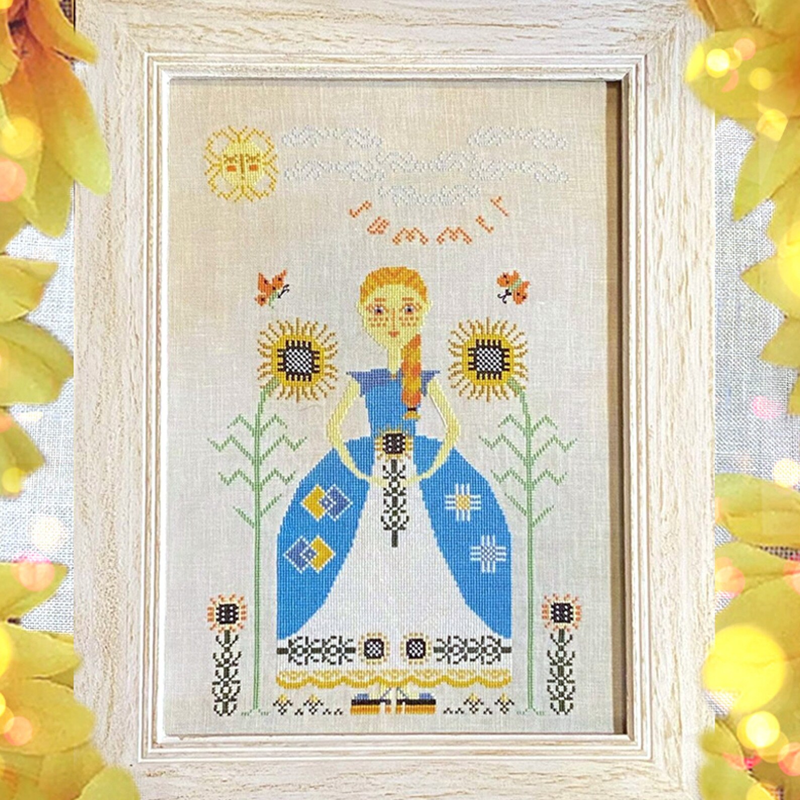 Ukraine Miss Sunflower from Stitchy Princess