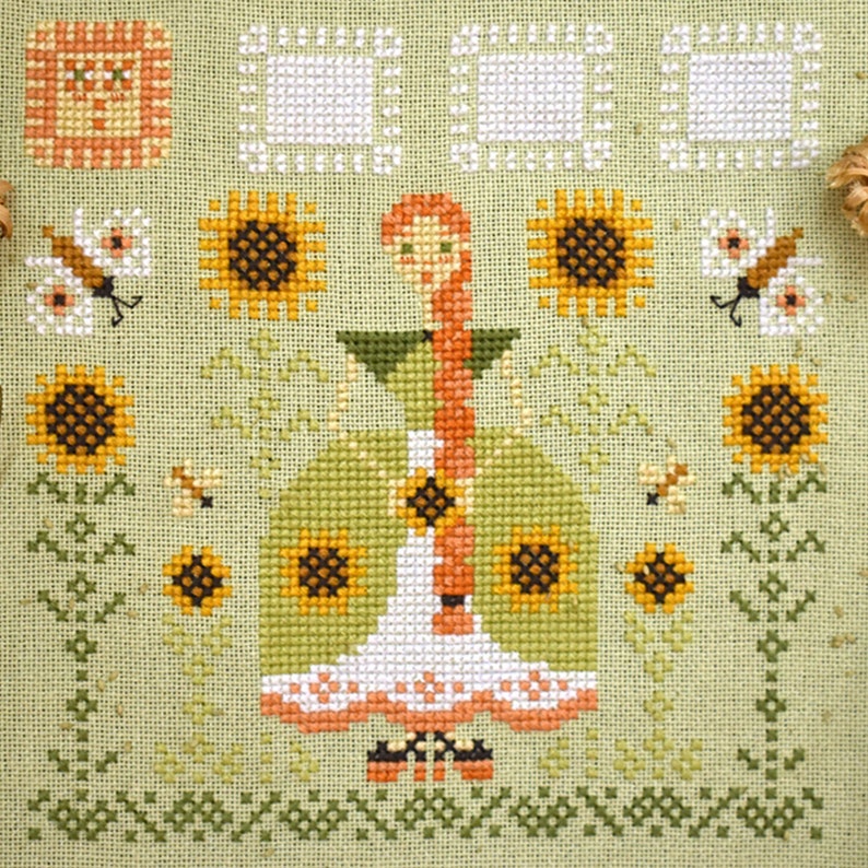 Ukraine Miss Sunflower from StitchyPrincess on Etsy