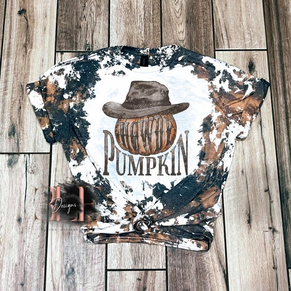 Cow Print Bleached Shirt