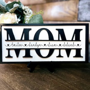 Personalized Mom Wooden Sign, Mama Wooden Sign, Children’s Names, Mother’s Day gift, Gift for Mother’s Day, Gift for Her, Gift Ideas For Mom