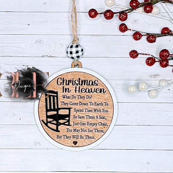 Christmas Ornaments for Deceased Loved One Etsy