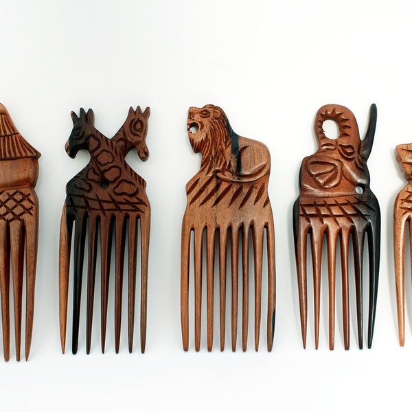 Ebony Afro Combs