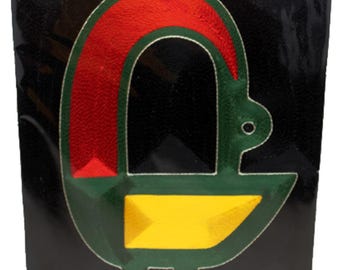 Frameable Thread Artwork: Sankofa
