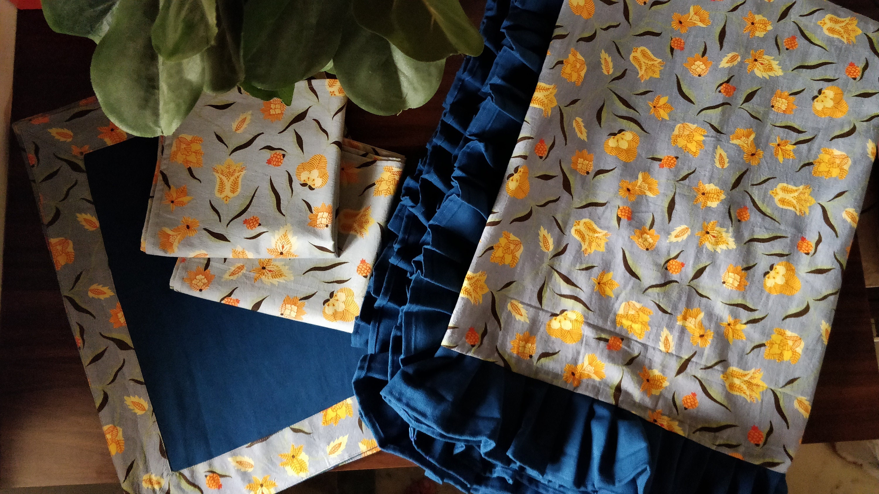 Placemat Sets Cotton Canvas Placemat sets Housewarming Gift Etsy