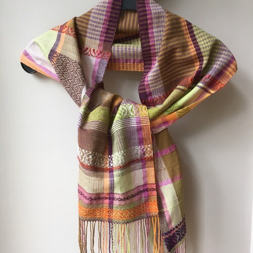 Handwoven shops thin summer scarf