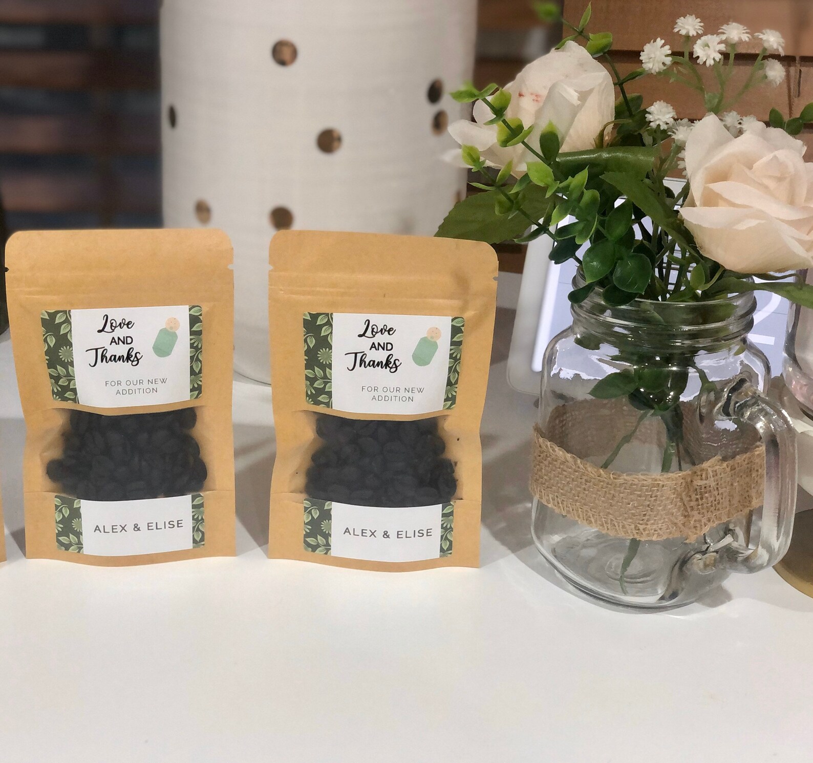 25 BAGS Mini Coffee Favor Bags Personalized Party Favors Etsy