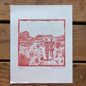 Original Mother Daughter Block Print