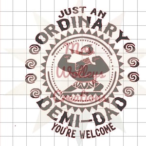 Demi Dad SVG