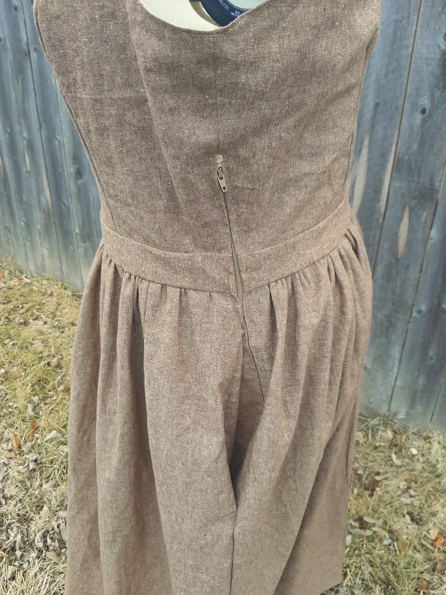 Pride and Prejudice Brown Jumper Dress 