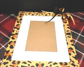 Cheetah Print Picture Frame (8x10")