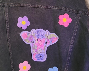 Cow jean jacket (small)