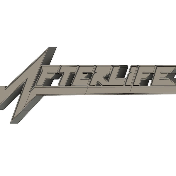 Cyberpunk 2077 illuminable Afterlife sign (3D file)