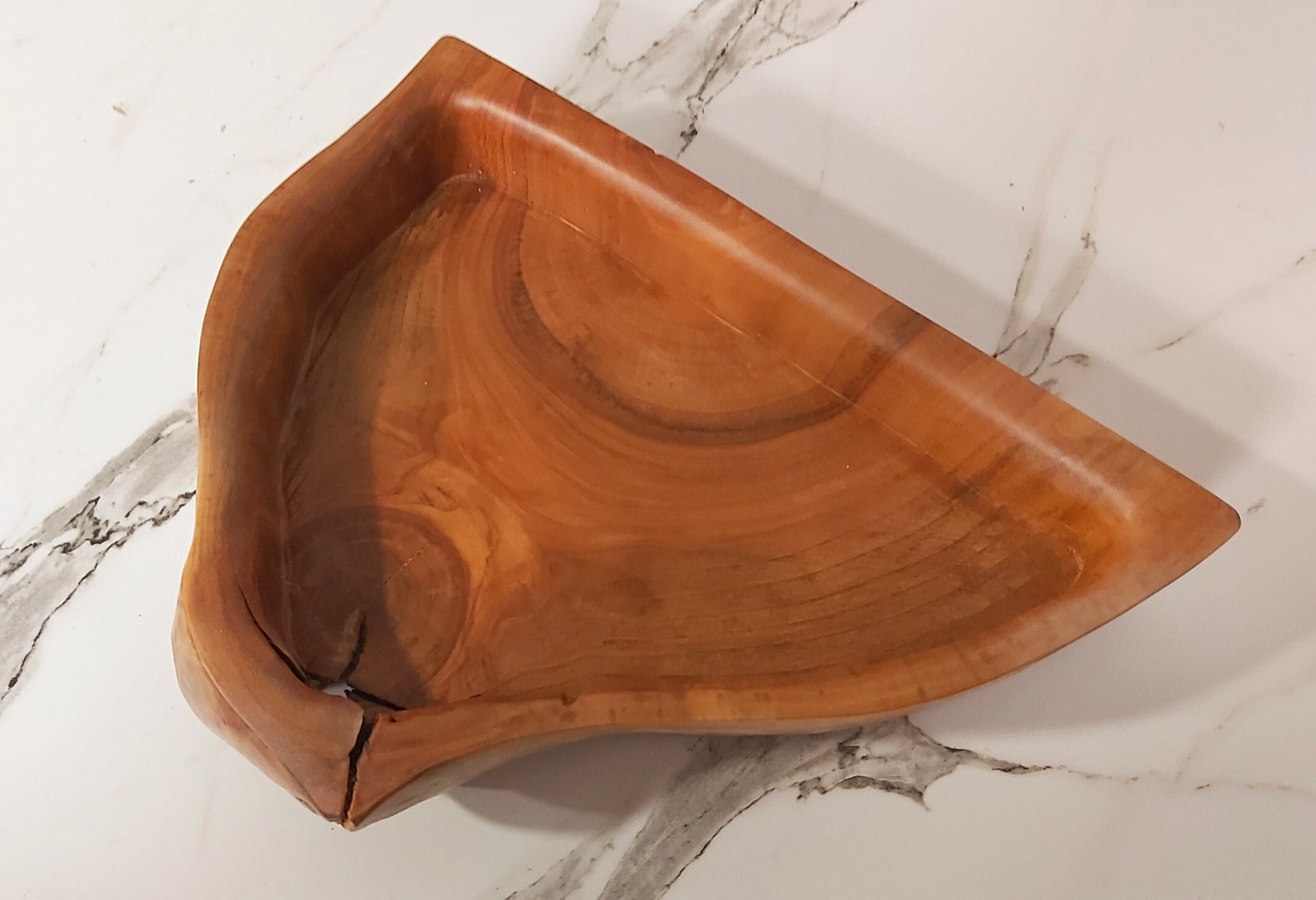 Vide Poches en Bois | Blandine Leather Wood