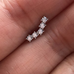 CZ earrings,Cartilage Earring Helix Earring Helix Piercing Cartilage stud Cartilage Piercing