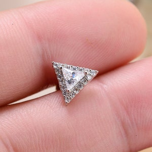 Zircon earrings,Cartilage Earring 16g Helix Earring Helix Piercing Cartilage stud Cartilage Piercing