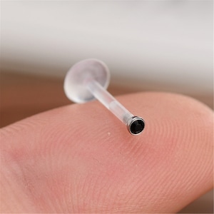 Helix BioFlex BioPlast Earring, Cartilage, Tragus Medusa Monroe Lip Rings 16G