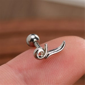 oorbellen, kraakbeen oorbel 16g Helix oorbel helix piercing kraakbeen stud kraakbeen piercing