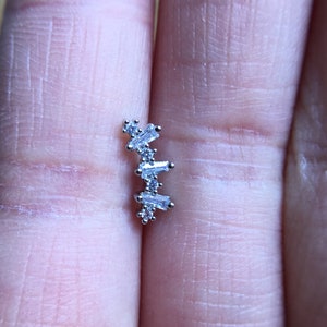 CZ earrings,Cartilage Earring Helix Earring Helix Piercing Cartilage stud Cartilage Piercing