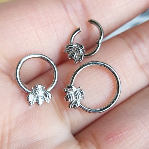 Daith Piercing Small Hoop Earring Daith Earring Tiny Hoop Etsy