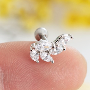 CZ earrings,Cartilage Earring, Helix Earring Helix Piercing Cartilage stud Cartilage Piercing