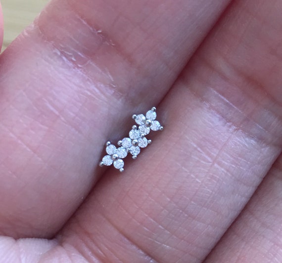 Flower earrings,Cartilage Earring Helix Earring Helix Piercing Cartilage stud Cartilage Piercing