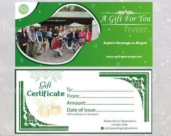 Cycling Saratoga Gift Certificate