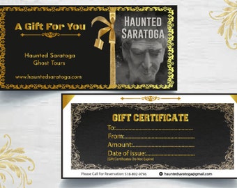 Ghost Tour Gift Certificate