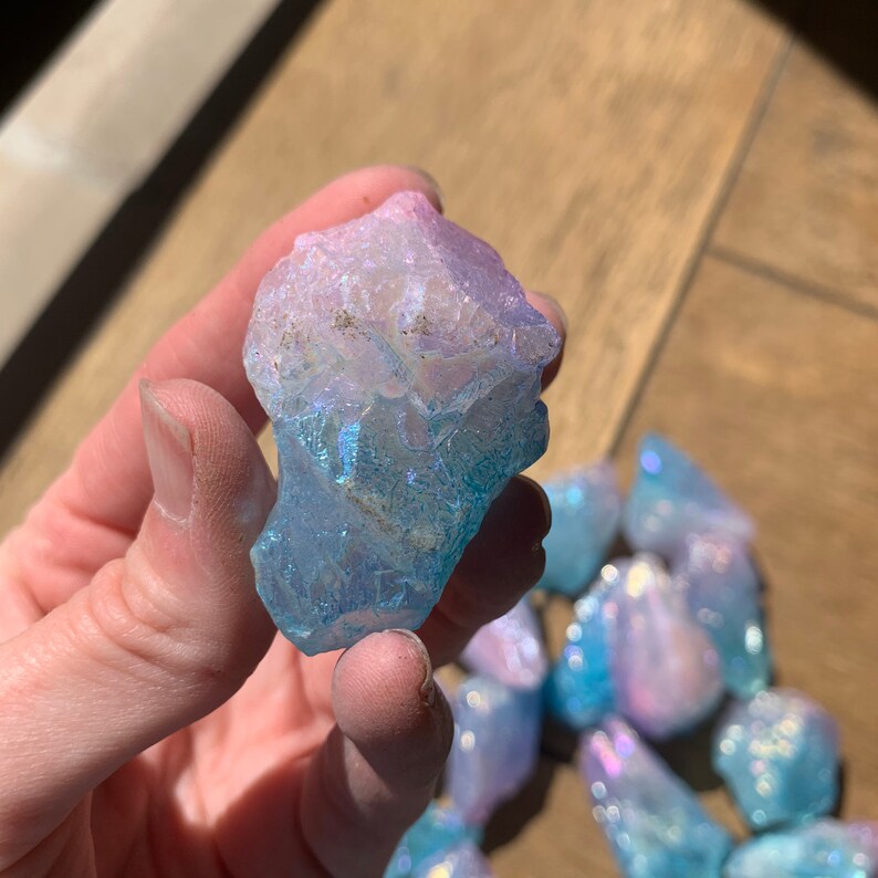 Cotton Candy Aura Quartz 40g Etsy