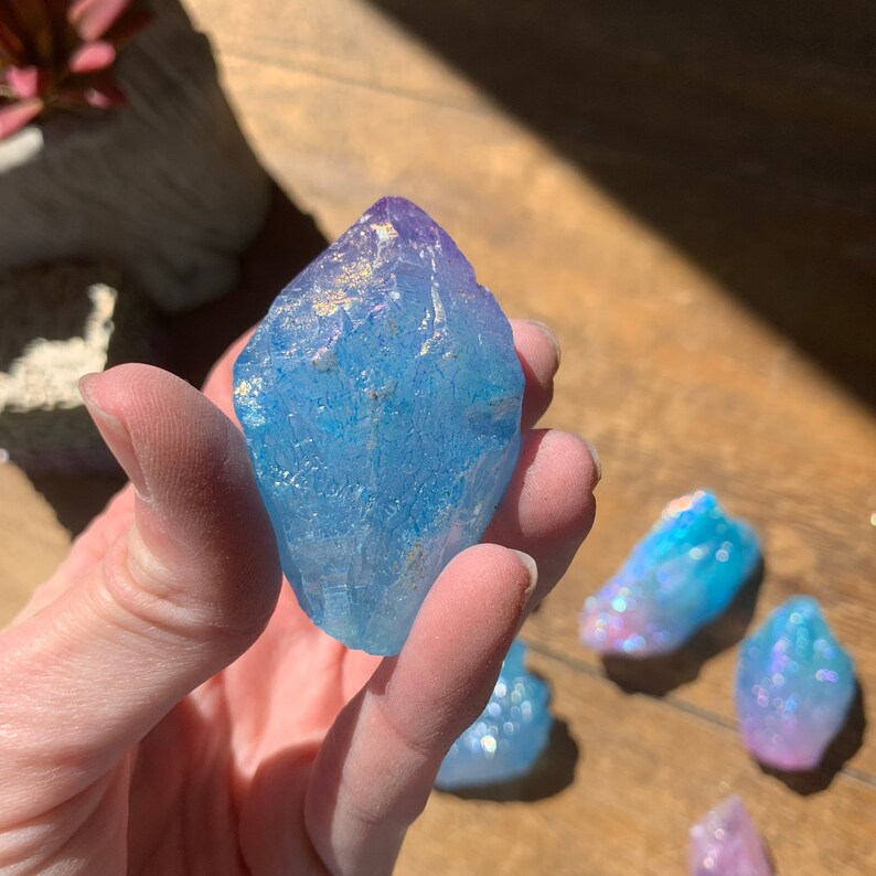 Cotton Candy Aura Quartz 50g Etsy