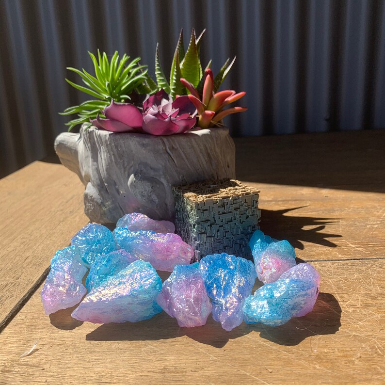 Cotton Candy Aura Quartz 50g Etsy