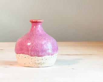 Ceramic Watering Bell-Raspberry Pink