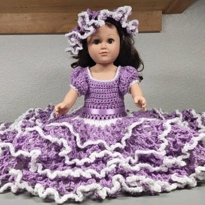 Lacey Bed Doll Dress for 18" Doll   ***DIGITAL DOWNLOAD ONLY***