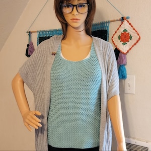 Seafoam Spring Tank Top  Pattern  ***DIGITAL DOWNLOAD ONLY***