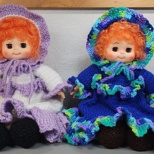 Ms. Bonnie Easy Crochet Doll Body with Plastic Head and Hands  ***DIGITAL DOWNLOAD ONLY***
