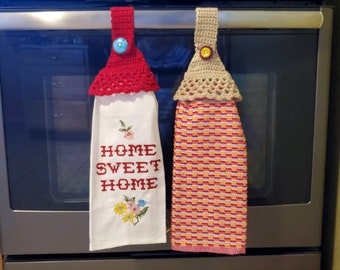 Lacey Crochet Kitchen Towel Topper   ***DIGITAL DOWNLOAD ONLY***