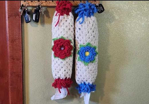 Flower Grocery Bag Holder   ***DIGITAL DOWNLOAD ONLY***