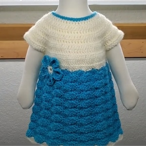 Blue Bells 3-6 Month Baby Dress ** DIGITAL DOWNLOAD ONLY**