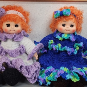 Ms. Bonnie Easy Crochet Doll Body With Plastic Head and Hands