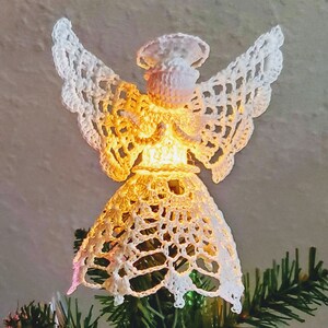 Crocheted Small Angel Christmas Tree Topper   ***DIGITAL DOWNLOAD ONLY***