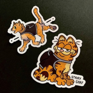 STRAY Video Game Inspired Stickers