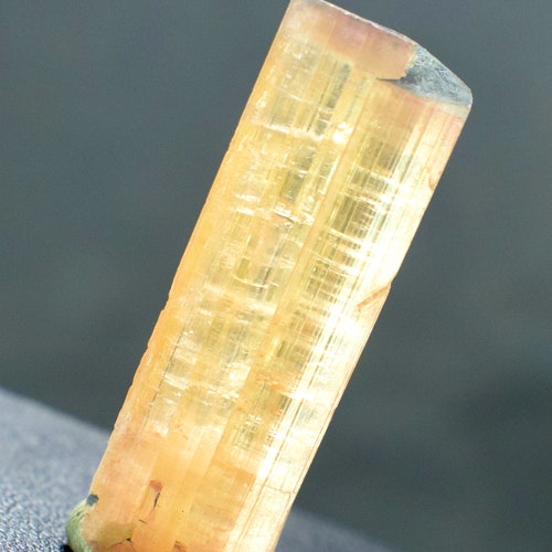35.25 Carats Terminated And Undamaged Pink shops Cap Orange color Tourmaline Crystal From Afghanistan - 38*13*8 mm mm